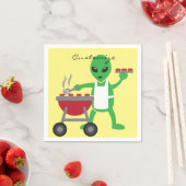 Alien Barbecue Cookout Thunder_Cove Servet (Insitu)