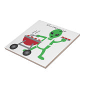 Alien Barbecue Cookout Thunder_Cove Tegeltje (Zijkant)