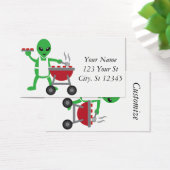 Alien Barbecue Cookout Thunder_Cove Visitekaartje (Bureau)