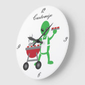 Alien Barbeque Cookout Thunder_Cove Grote Klok (Hoek)