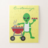 Alien Barbeque Cookout Thunder_Cove Legpuzzel (Verticaal)