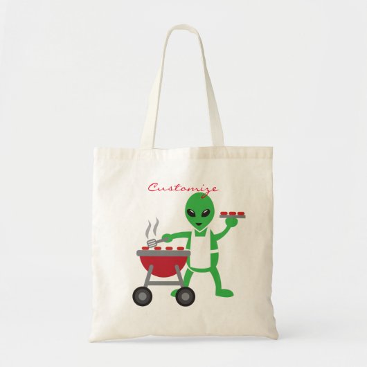 Alien Barbeque Cookout Thunder_Cove Tote Bag (Voorkant)