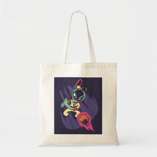 Alien Baseball Tote Bag (Voorkant)
