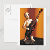 Alien Bass-ics Briefkaart (Voorkant / Achterkant)