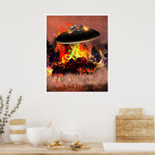 Alien BB-Q Poster (Keuken)