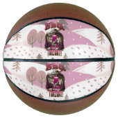 Alien BBQ Koe ontvoering grap Basketbal (Voorkant)