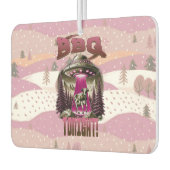 Alien BBQ Koe ontvoering grap Luchtverfrisser (Links)