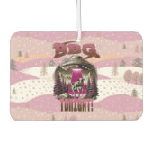 Alien BBQ Koe ontvoering grap Luchtverfrisser (Voorkant)