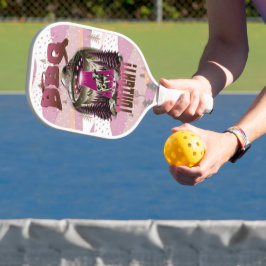Alien BBQ Koe ontvoering grap Pickleball Paddle
