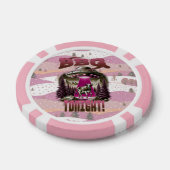 Alien BBQ Koe ontvoering grap Poker Chips (Enkel)