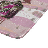 Alien BBQ Koe ontvoering grap Snijplank (Hoek)