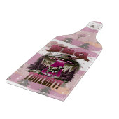 Alien BBQ Koe ontvoering grap Snijplank (Hoek)