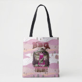 Alien BBQ Koe ontvoering grap Tote Bag (Voorkant)