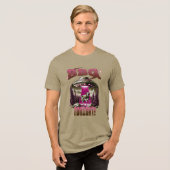 Alien BBQ Koe ontvoering grap Tri-Blend Shirt (Voorkant volledig)