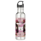 Alien BBQ Koe ontvoering grap Waterfles (Voorkant)