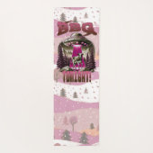 Alien BBQ Koe ontvoering grap Yogamat (Achterkant)