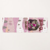 Alien BBQ Koe ontvoering grap Yogamat (Voorkant (horizontaal))