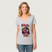 Alien BBQ Koe Raapt Joke T-shirt (Voorkant volledig)
