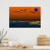 Alien Beach Poster (Keuken)