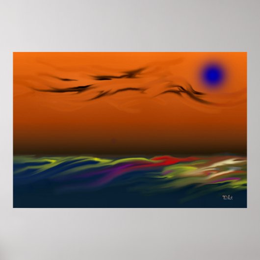 Alien Beach Poster (Voorkant)