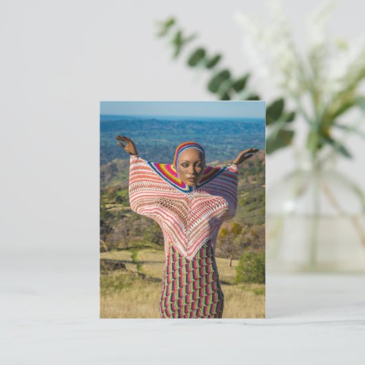 Alien Beauty Briefkaart (Staand voorkant)