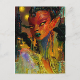 Alien Beauty - Cresha Briefkaart