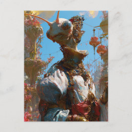 Alien Beauty - Cresharr Briefkaart