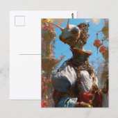 Alien Beauty - Cresharr Briefkaart (Voorkant / Achterkant)