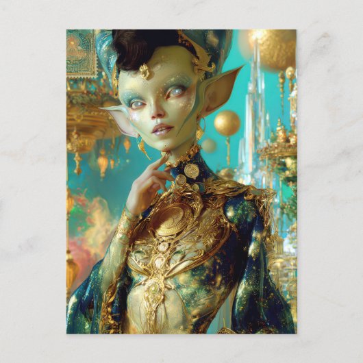 Alien Beauty - Lepjinda Briefkaart (Voorkant)