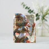 Alien Beauty - Lispa Briefkaart (Staand voorkant)
