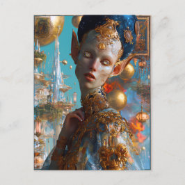 Alien Beauty -Mishtka Briefkaart