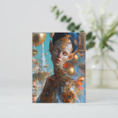 Alien Beauty -Mishtka Briefkaart (Staand voorkant)