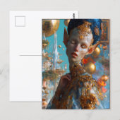 Alien Beauty -Mishtka Briefkaart (Voorkant / Achterkant)