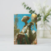 Alien Beauty - Neshar Briefkaart (Staand voorkant)