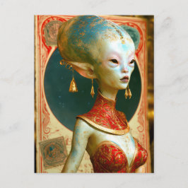 Alien Beauty - Nia Prime Briefkaart