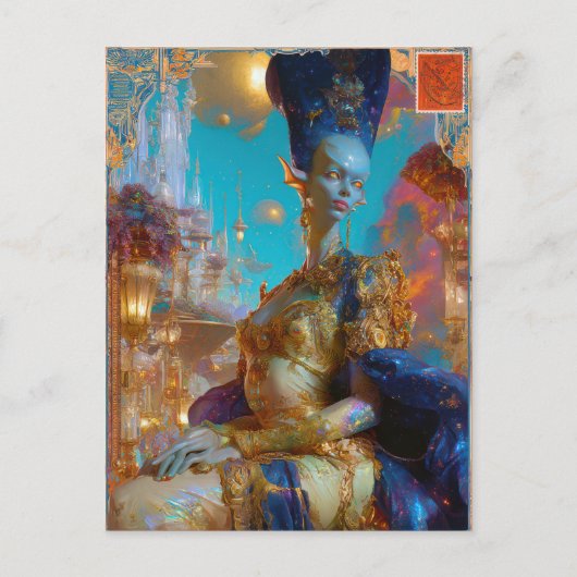 Alien Beauty - Ranshone Briefkaart (Voorkant)
