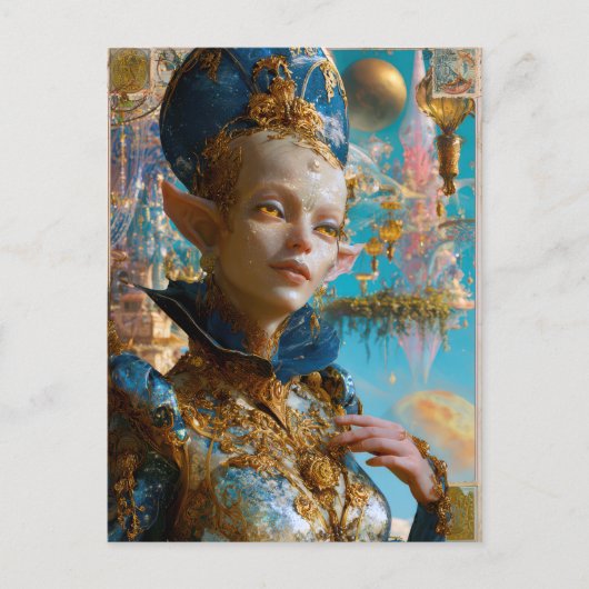 Alien Beauty - Sclar Briefkaart (Voorkant)