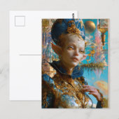 Alien Beauty - Sclar Briefkaart (Voorkant / Achterkant)
