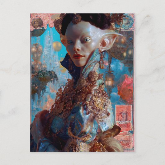 Alien Beauty - Themule Briefkaart (Voorkant)