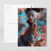 Alien Beauty - Themule Briefkaart (Voorkant / Achterkant)