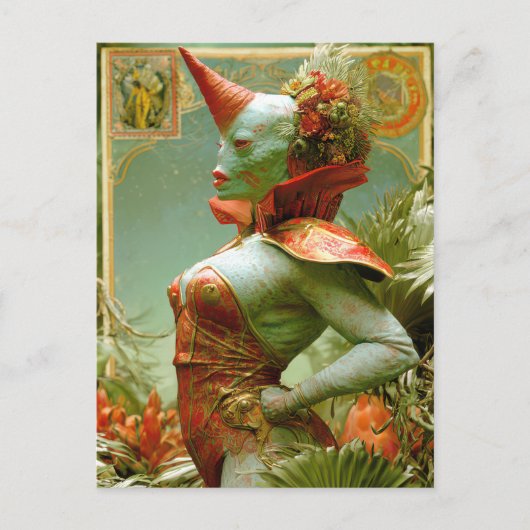 Alien Beauty - Thula Briefkaart (Voorkant)