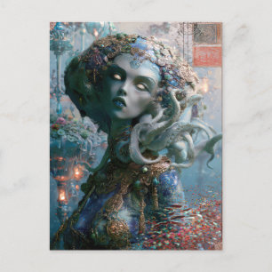 Alien Beauty - Wavelett Briefkaart