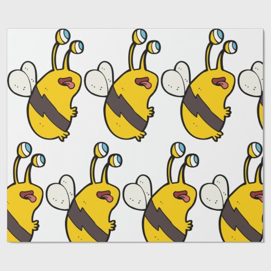 Alien Bee Cadeaupapier (Vlak)