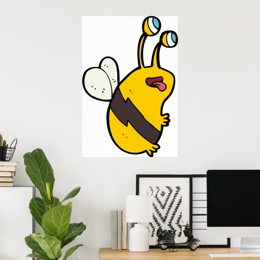 Alien Bee Poster (Thuiskantoor)