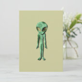 Alien Being Uitnodiging (Staand voorkant)