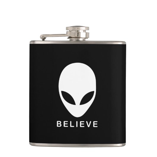 Alien Believe Heupfles (Voorkant)