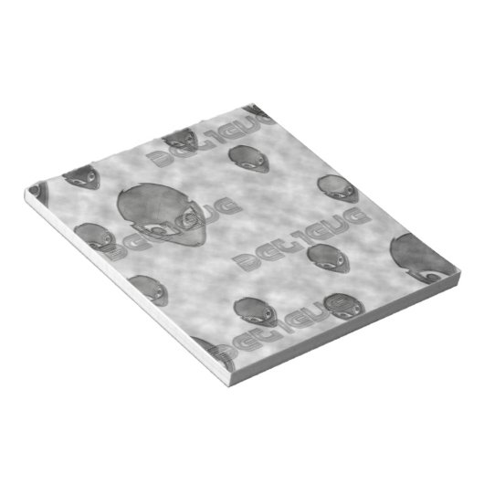 Alien Believe Notitieblok (Schuin)