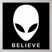 Alien Believe Poster (Voorkant)