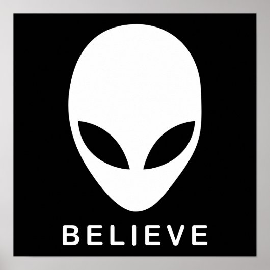 Alien Believe Poster (Voorkant)