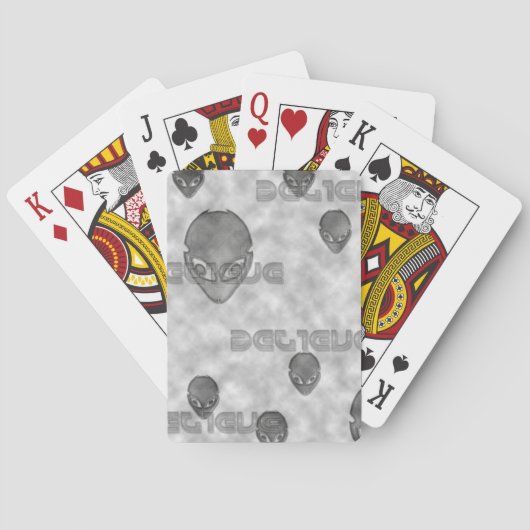 Alien Believe Speelkaarten (Achterkant)